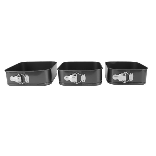 Springform Cake Pan, Non Stick Cheesecake Pan, Quadrate Prevents Stick Removable Bottom Leakproof Cheesecake Pan For Cheesecake Pizza Bread
