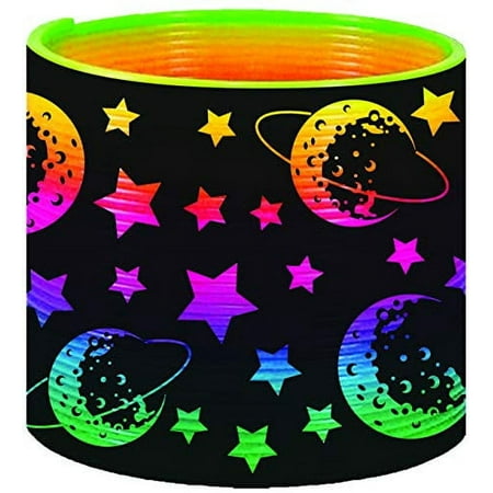 Super Spring Astro by Deluxebase – 2.5" Space Rainbow Slinky Toy, Educational Gift & Party Favour