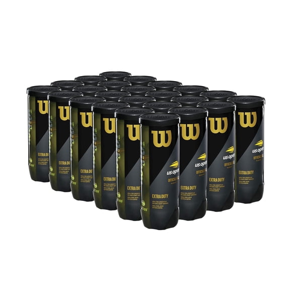 Pelotas de tenis WILSON US Open Extra Duty, 72 pelotas, 24 latas