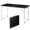 Black, variant on COTINSE 2.3 FT Portable Aluminum Folding Table with Carry Handle, Camping Picnic Dining Table for Indoor Outdoor Party, Beige