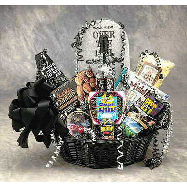 Over The Hill Birthday Basket