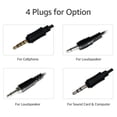 thumbnail image 3 of Mistaha Mini Microphone with Mono Soundtrack 3.5mm Plug for Recording/Live Stream Compatible with Loudspeaker, 3 of 6