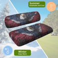 thumbnail image 6 of Pzuqiu Turtle Print Golf Cart Seat Covers Stretchable Universal Golf Cart Seat Blanket USA Flag for Club Car Precedent and Most Original Front Seat Comfortable Breathable Easy to Install, 6 of 7
