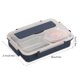 thumbnail image 5 of Toystoory Fiambrera Caja de alimentos a prueba de fugas de acero inoxidable Contenedor de almacenamiento de comidas con aislamiento térmico, Verde, L Suministros térmicos azul oscuro METRO Toystoory HA006687-01, 5 of 6
