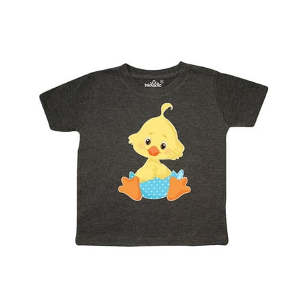 

Inktastic Cute Easter Chick in Blue Easter Egg Gift Toddler Boy Girl T-Shirt
