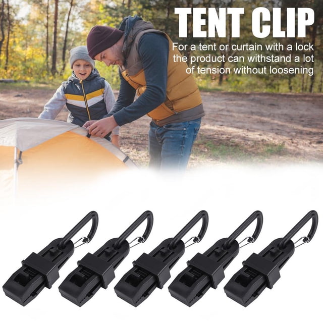 Clip de plástico para sombrilla carpas cuerda de viento abrazaderas para toldos para Camping al aire libre Picnic