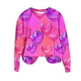 thumbnail image 2 of FDGIU Women's Valentine's Day Sweatshirt - Cute Red Graphic Pullover, Warm & Soft Comfy Holiday Gift, 2 of 5