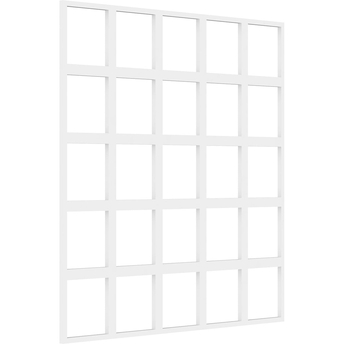 Ekena Millwork 23 3/8"W x 23 3/8"H x 3/8"T Large Manchester Decorative Fretwork Wall Panels in Architectural Grade PVC