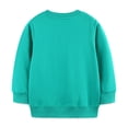 thumbnail image 7 of felwors Girls Pullover Sweatshirts Kids Cute Cartoon Printed Crewneck Tops (Green,1-2 Years), 7 of 7