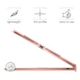 thumbnail image 4 of typecase Keyboard Case for 10.2" iPad 9th Gen 2021, 8th & 7th Gen, iPad Air 3, iPad Pro 10.5 - 10 Colors Backlight Wireless Case with Keyboard, 360° Rotatable with Pencil Holder (Rose Gold), 4 of 7