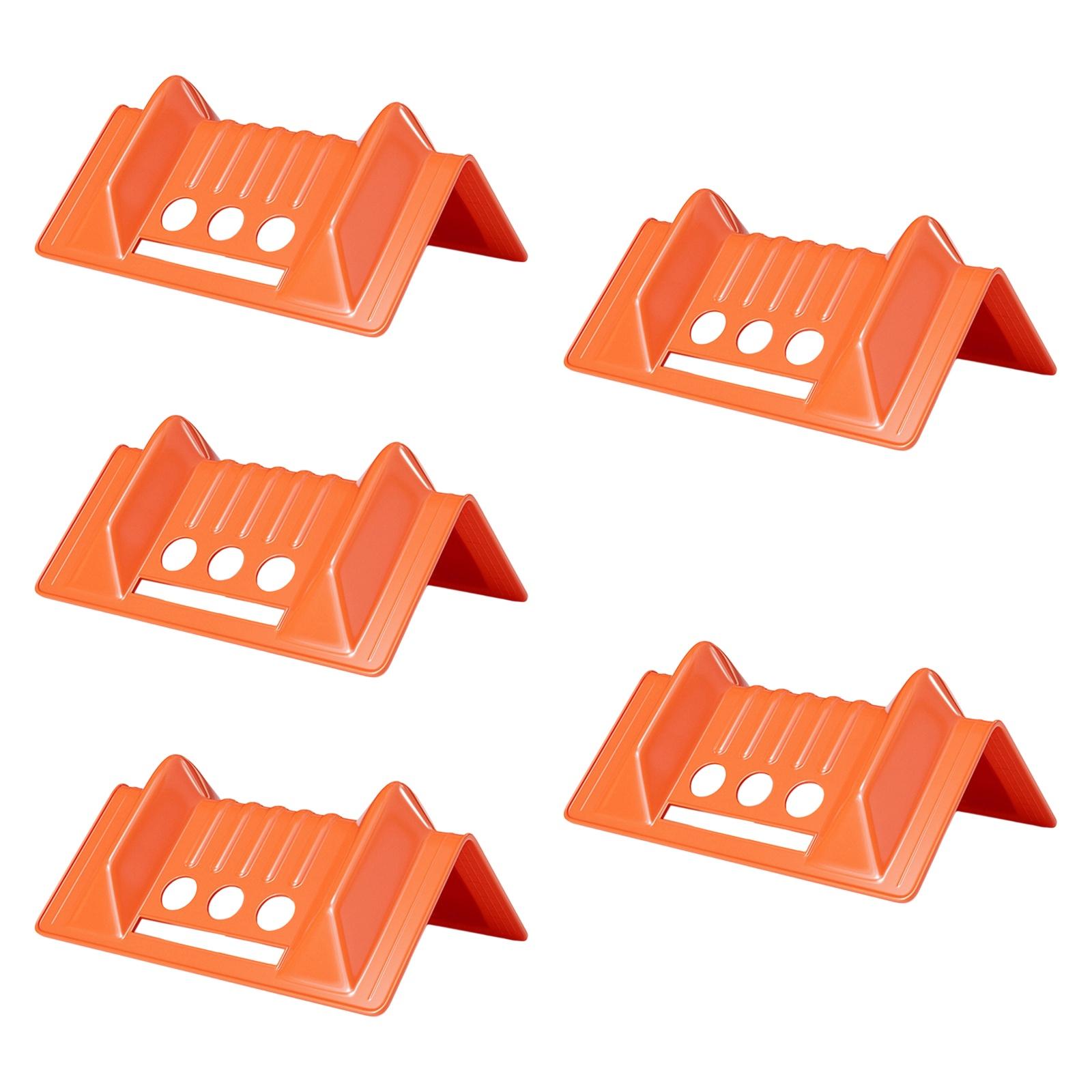 5 Pieces Flatbed Edge Protectors Edge Corner Protector Tie Down Strap Guards PP Material for Cargo Loads Truck Shipping