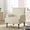 Beige, variant on HSUNNS Accent Chair, Living Room Chair with Sturdy Solid Wood Legs and Soft Wale Corduroy, Single Comfort Lounge Chair Reading Chair for Bedroom, Office, Sunroom, Ergonomic Backrest, Beige