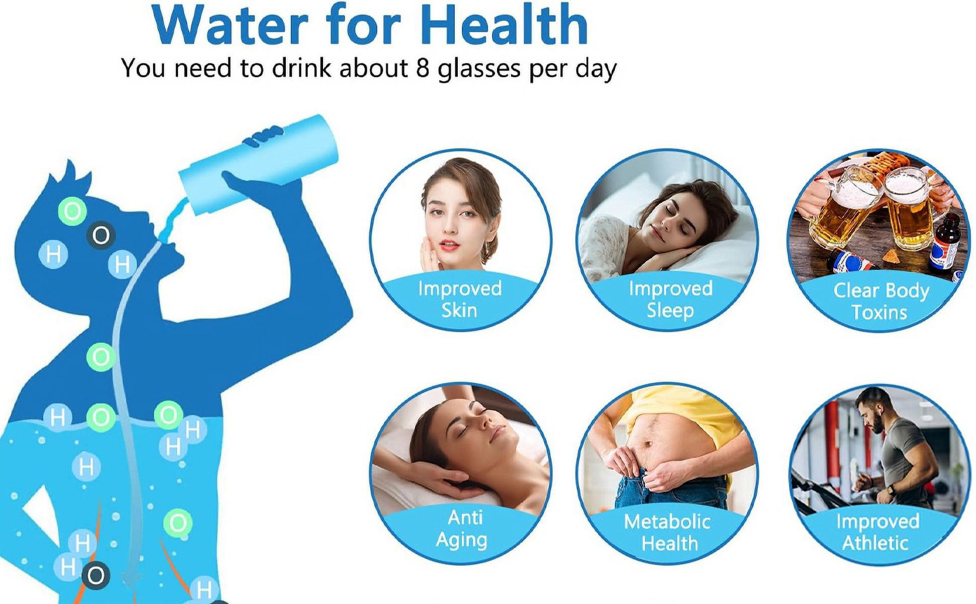Hydrogen Water Bottle, 2024 420ml Portable Hydrogen Water Ionizer Machine, Hydrogen Water Generator with PEM SPE Technology, Rechargeable Hydrogen Rich Water Glass Cup for Home Office Travel