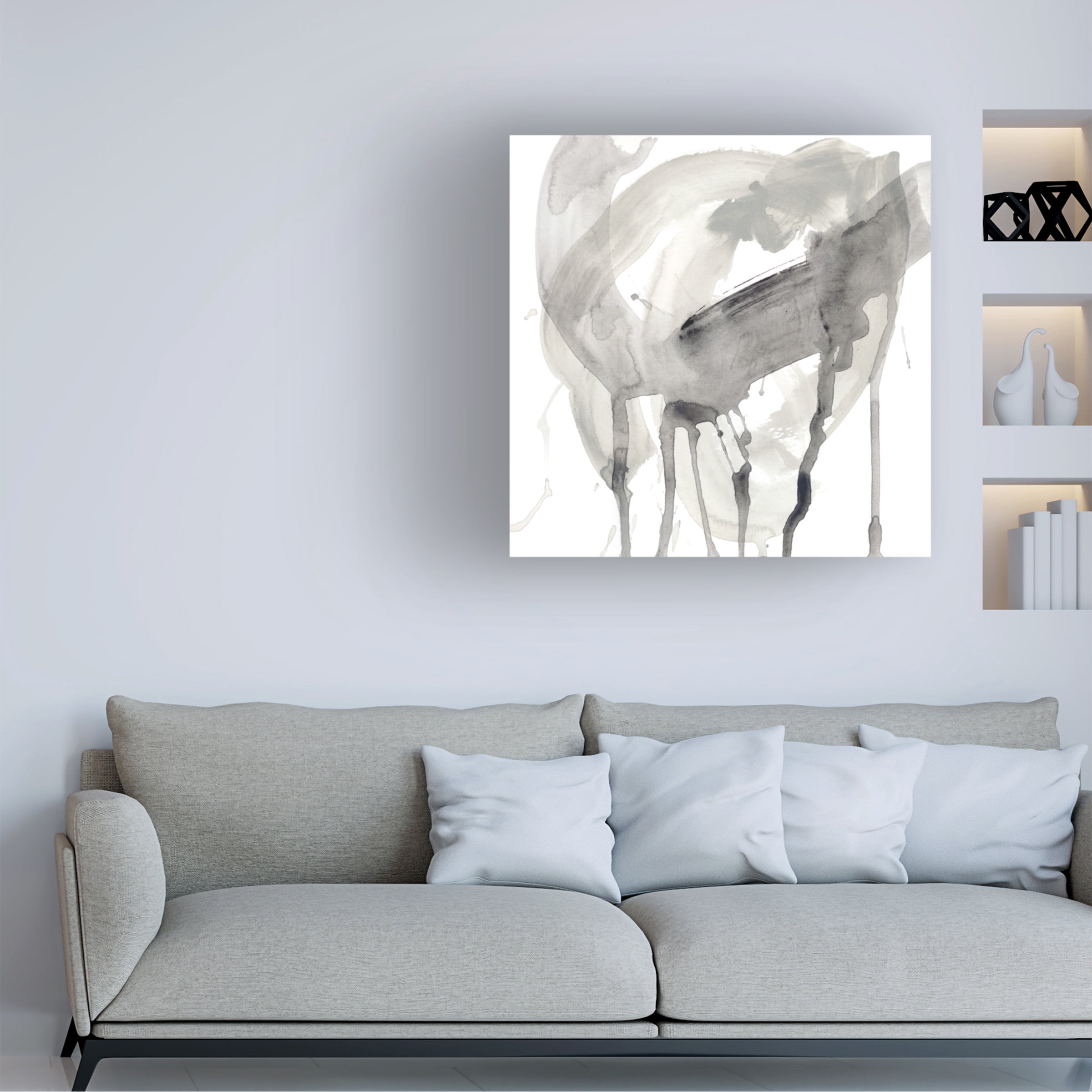 June Erica Vess 'Swath V' Canvas Art