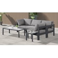 thumbnail image 4 of Meridian Furniture Nizuc Sectionnel Modulaire d'Extérieur Gris pour Patio, 4 of 12
