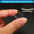 thumbnail image 4 of Unique Bargains 0.83x0.06' Dia Flashlight Glass Lens, 2 Pcs Polished Edge Glass Lens, Transparent, 4 of 5