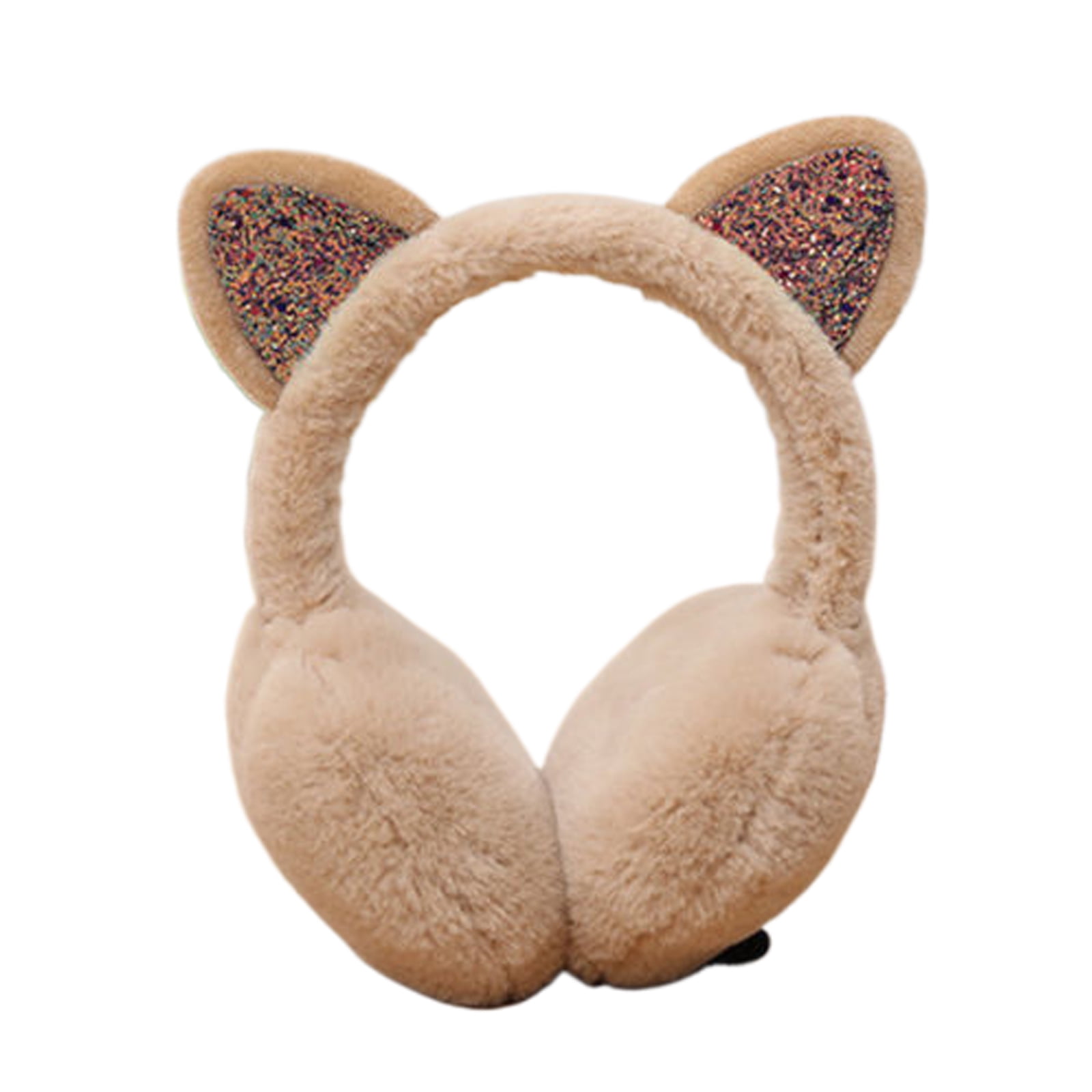 Women's Winter Warm Cat Ear Muffs Cute Earmuff For Girls Fluffy