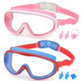 thumbnail image 1 of KAILIMENG - Gafas de natación para niños, visión amplia, sin fugas, antiniebla, protección UV, con c multicolor, 1 of 7