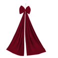 thumbnail image 4 of Decoración de lazo grande rojo Lazo navideño grande Suministros de lazo Lazo grande Decoración navideña Terciopelo L, 4 of 9