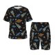 thumbnail image 1 of Balery Space Rocket Conjunto de Pijama Infantil de Manga Corta con Estampado – Ropa de Dormir de Algodón Suave-4X-Large, 1 of 6
