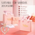 thumbnail image 4 of Ydou Rose Heart Initial Necklace for Women, 14K White Gold Plated Love Heart Letters with Rose Flower Pendant Necklace for Women, 4 of 9