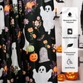 thumbnail image 6 of FRAMICS Halloween Cute Ghost Shower Curtain Sets with Rugs, 16-Piece Spooky Floral Pumpkin Bathroom Sets with Hooks, Waterproof Fabric Bathroom Decor 72" x 72", 6 of 10