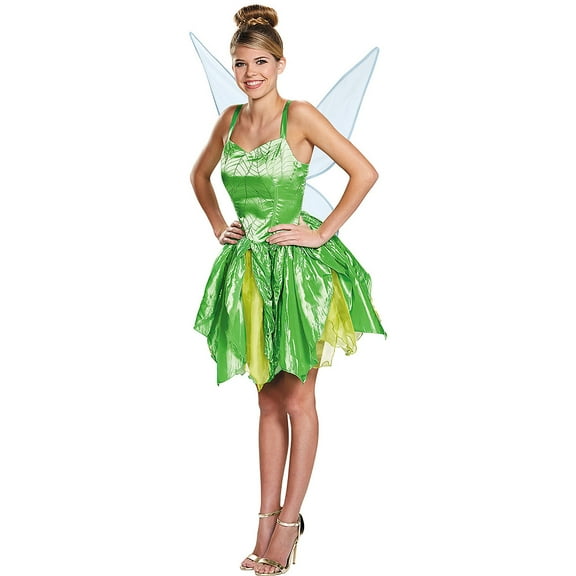 Disguise Women's Prestige Peter Pan Tinker Bell Fairy Costume - Size XX Large
