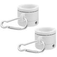 thumbnail image 1 of Dosaele Flags Flag Pole Brackets Flagpole Rings Flag Mounting Clip White Flag Pole Kit with Clip, 1 of 6