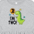 thumbnail image 4 of Inktastic 2nd Birthday Dinosaur 2 Year Old Boy Girls Toddler Dress, 4 of 5