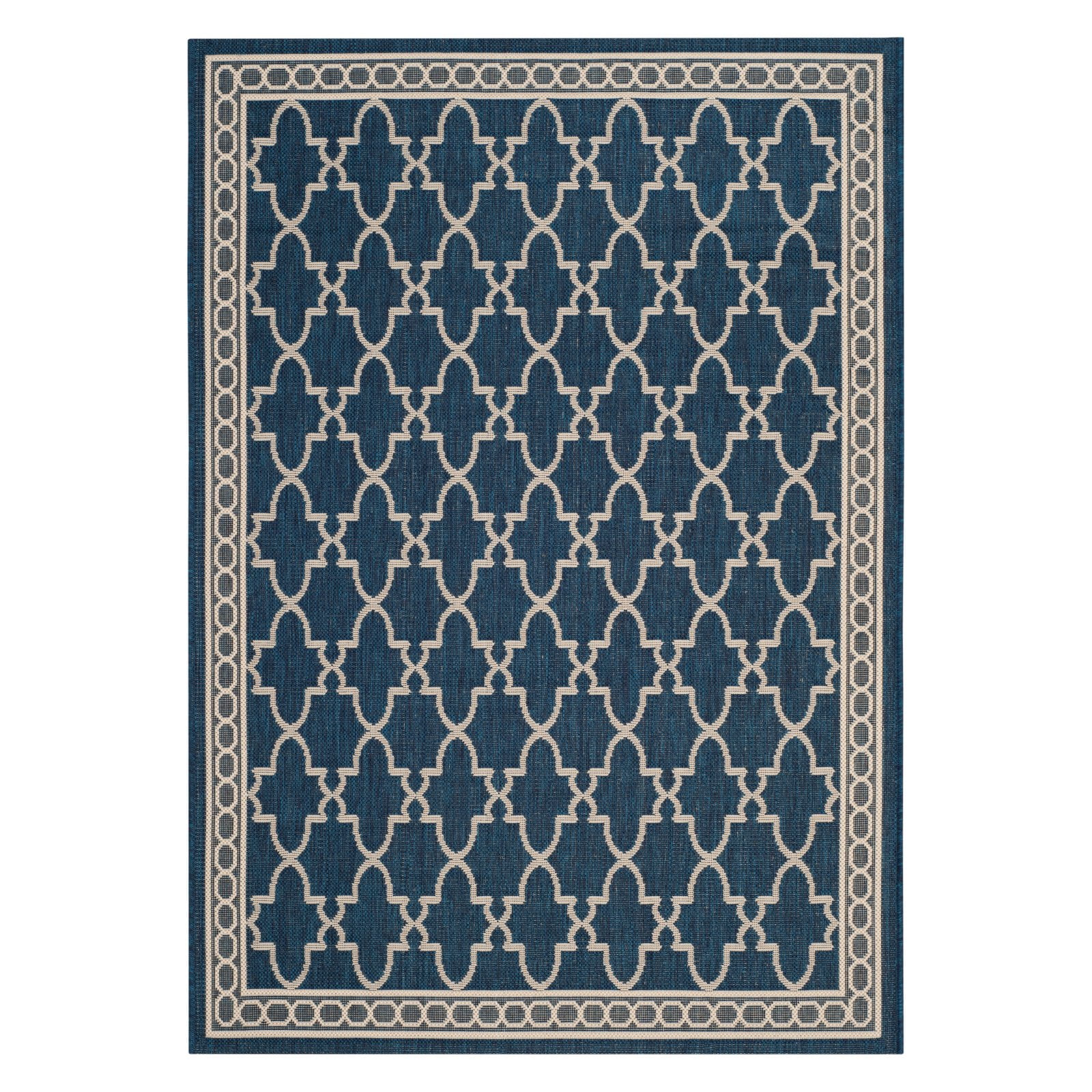 SAFAVIEH Courtyard Jasper Geometric Bordered Indoor/Outdoor Area Rug, 2