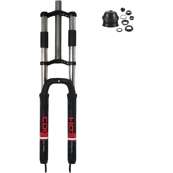 CDH 29" Bicycle Fork Suspension Bike Fork & Headset Double Shoulder triple tree