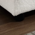 thumbnail image 4 of Modern Teddy Velvet Modular Sofa, Light Brown Wood Tone / Perfect for Primary Living Space, 4 of 4
