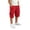 AB27 Red, variant on Tisuna Cargo Shorts For Boys Kids Breathable Elastic Waist Pocket Shorts Solid Color Hiking Athletic Casual Shorts Size 5-6 Years Red