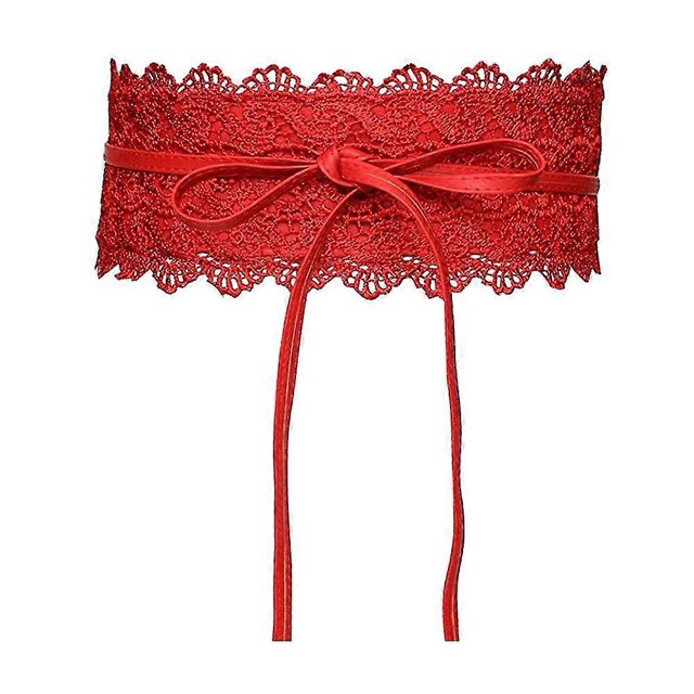 Cinturón ancho de encaje para mujer, banda para la cintura, decoración para vestido de fiesta