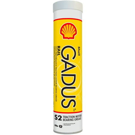 Shell Gadus Rail S2 Traction Motor Bearing Grease (TMB), 14.1-Ounce Tube