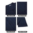 thumbnail image 5 of COOFANDY Men's Short Sleeve Knit Polo Shirt Vintage Button Down Casual Summer Polo Beach Tops, 5 of 6
