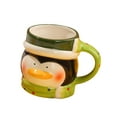 thumbnail image 4 of Taza de cerámica de dibujos animados, tazas de café navideñas de 400ml para centros de mesa, regalos Pingüino BLESIY Taza de café, 4 of 8