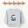 thumbnail image 2 of Leo the Truck Santa Hat Snow - Toddler Graphic Sweatshirt, 2 of 13