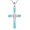 Cross A, variant on Genuine Turquoise Cross Necklace With CZ, 925 Sterling Silver Vintage Pave Diamond Cross Turquoise Pendant, Boho Southwestern Jewelry for Women