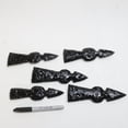 thumbnail image 3 of 5 Obsidian Ornamental Tomahawk Heads #231N  Ax Axe Hatchet, 3 of 4
