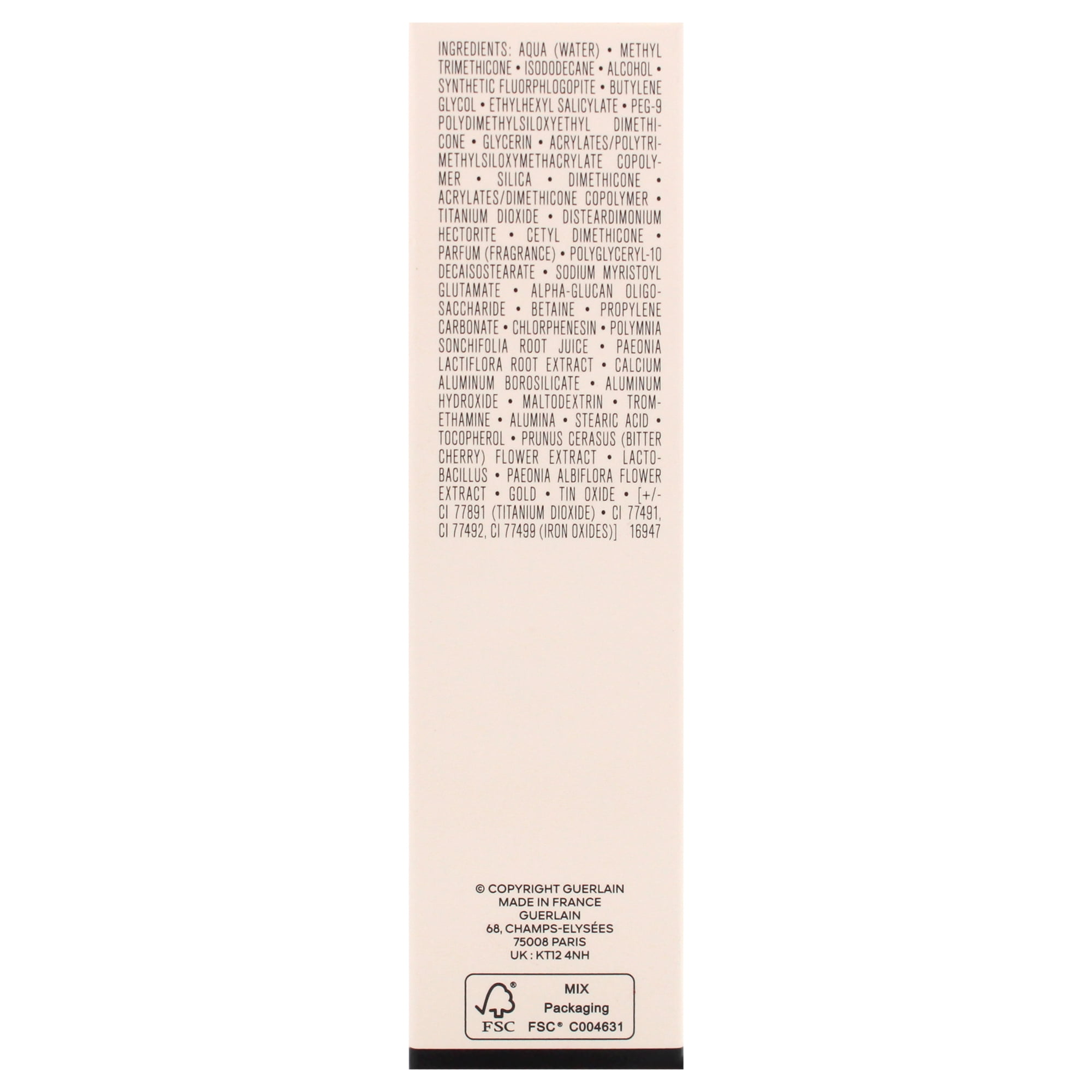 Guerlain Parure Gold Skin Matte 24H Wear No-Transfer Foundation SPF 15 - 5N Neutral , 1.1 oz Foundation