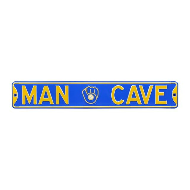 Authentic Street Signs 30193 Milwaukee Brewers Man Cave Street Sign
