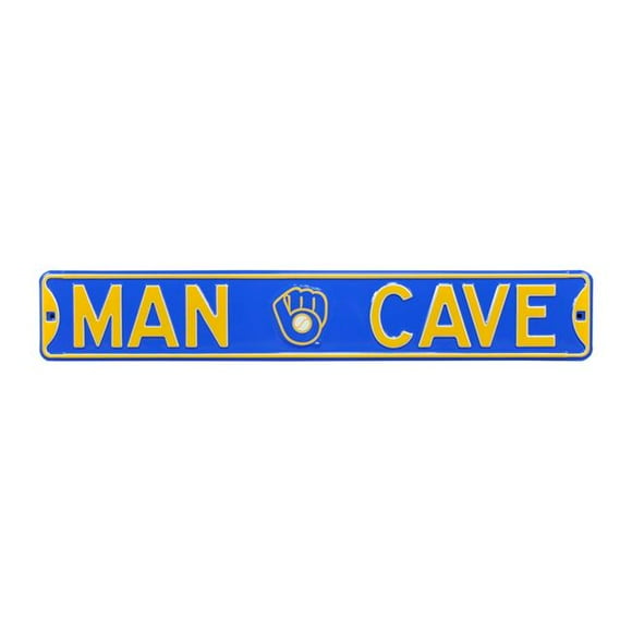 Authentic Street Signs 30193 Milwaukee Brewers Man Cave Street Sign
