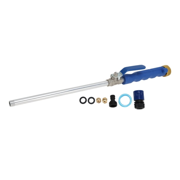 Boquilla de manguera de agua de alta resistencia Unique Bargains, boquilla de jardín de alta presión, rociador de mano ajustable para jardinería