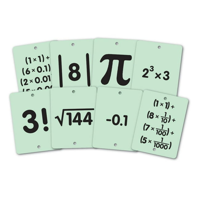 Eai Education Classroom Open Number Line Cards: Grades 6-8 (Cards Only)