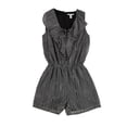 thumbnail image 1 of bar III Mameluco con cordones para mujer, negro, grande, 1 of 2