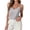 Grey, variant on Women's V-Neck Cami Top, Satin Solid Color Camisole, S-XXXL