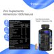 thumbnail image 2 of Vitaminas a base de Zinc Vital Botanics 180 caps Vital Botanics Zinc, 2 of 2