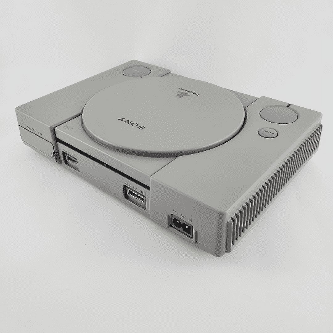 Consola de videojuegos Sony PlayStation 1 restaurada, almacenamiento de datos de 650 MB, gris 2