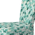 thumbnail image 4 of Designart "Polka Dots By The Coast I" Turquoise Polka Dots Upholstered Accent Chair - Modern Arm Chair For Living Room, 4 of 7